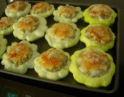 Stuffed Scallop Squash Recipes Yummy Food Veggie Dishes