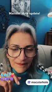 Macular Eye Hole Recovery Face Down in Massage Chair