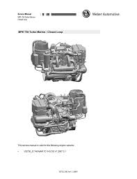 Weber Automotive Mpe 750 Turbo Marine Service Manual