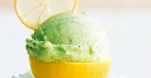 Zitronen Basilikum Sorbet Rezept Sorbet Rezepte Sorbet Eiscreme Rezept