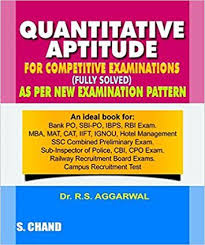 Rs Aggarwal Quantitative Aptitude Pdf Bank Exam Books Math Books General Knowledge Book