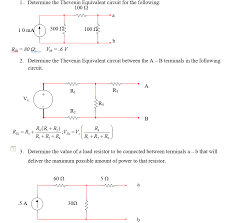 What are the advantages of using thevenin theorem? 1 Determine The Thevenin Equivalent Circuit For The Chegg Com