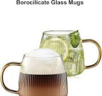 Amazon.com: ZHMTang Premium Unique Glass Coffee Mugs Set of ...