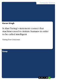 Aci is a respected international distributor for model companies such as compaq, dell, hp, & ibm. Is Alan Turing S Statement Correct That Machines Need To Grin