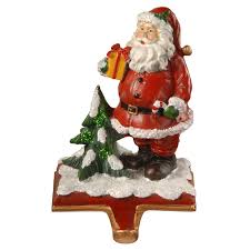 Find many great new & used options and get the best deals for candy cane stocking holders haute decor 4 count at the best online prices at ebay! National Tree Company Santa With Gift And Candy Cane Stocking Holder Hayneedle