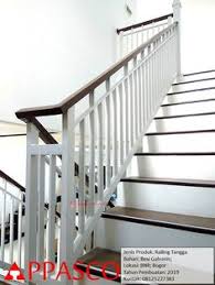 Bahan utamanya adalah dari besi yang cukup mudah untuk dibentuk menjadi motif bunga, daun, dan lain sebagainya. 77 Railing Tangga Minimalis Ideas Railing Stairs Bogor