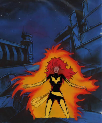 X-Men "The Dark Phoenix Saga, Part 3: The Dark Phoenix" Production Cel  (1994) - ID: mar24074 | Van Eaton Galleries