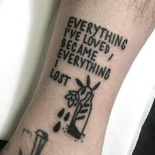 Freedom S Just Another Word For Nothing Left To Lose Tattoo Pin On Tats