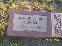 Claude Eddie Wingo (1893-1963)