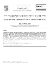 Dibawah ini adalah arti kata sepakat dari berbagai sumber terpercaya : Pdf Incorporating Quran Translations Into Teaching English To Muslim Learners