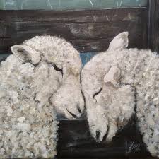 Sheep Acrylic By Anna Blasinska Original Available From Shop Only Card 2 Plus P P Schafe Malen Schafe Kunst Tiergemalde