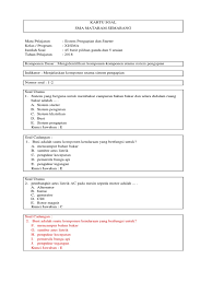 Soal uts kelistrikan sepeda motor kelas 11 ilmu soal. Contoh Soal Dan Jawaban Tentang Pengapian Peranti Guru