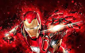 No program windows block it from view. Download Wallpapers Ironman 4k Red Neon Lights Superheroes Marvel Comics Ironman 4k Cartoon Iron Man For Desktop Free Pictures For Desktop Free