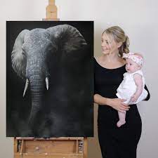 Australian Based Realistic Acrylic Wildlife Artist Carla Grace - Art,  Career Growth And Motherhood — Culture of Creatives