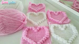 Popcorn Kalpli Bebek Battaniyesi Motifi Yapimi Turkce Videolu Orguvakti Tig Desenleri Bobble Tig Tig Isi Bebek