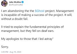 Do you want to accept bitcoin for the pizza you are selling? John Mcafee Ditches Ghost Crypto Project He Says It Will Fail News Bitcoin News