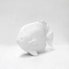 Moose and wildlife home decor bathroom decor creates a lodge look and feel! Fillet The Fish White Statue Affordable Designer Home Decor White Moose