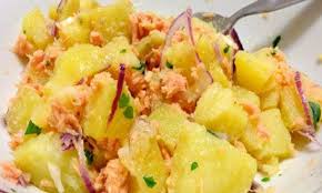 Salade De Pommes De Terre Au Saumon Ww Plat Et Recette Recettes De Cuisine Salade Pomme Salade Pomme De Terre