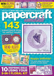 Cardmaking & papercraft is the uk's no. Papercraft Essentials Uk Magazine Subscription