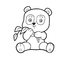 Desenho De Um Urso Panda Para Colorir Colorir Com
