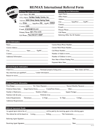 Come join the discussion about the industry, trades, safety. Remax Referral Form Fill Out And Sign Printable Pdf Template Signnow