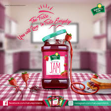 Strawberry Jam 500 Gm Nature S Pride Best Creations Food Poster Design Ads Creative Jam