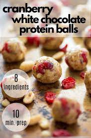 Cranberry White Chocolate Energy Bites With Salt And Wit Recipe Chocolate Protein Balls Protein Balls Recipes White Chocolate Cranberry