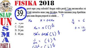Download soal un sma tahun 2017 semua mata pelajaran (naskah asli &mldr; Soal Unbk Fisika Sma 2018 Paket 2