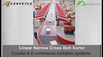 Linear Narrow Cross Belt Sorter (Courier & E-Commerce Sorting Systems)