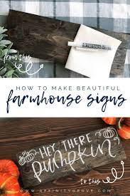 How To Make Beautiful Farmhouse Signs Affinity Grove Calligraphy Signs Home Decor Signs Farmhouse Signs