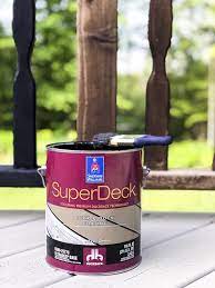 We have plenty of the main wall color, but we have none of the trim color. How To Paint A Deck Grace In My Space