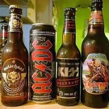 Motorhead Ac Dc Kiss And Iron Maiden All Have Their Own Beers Beer Heavy Metal German Beer