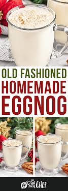 Old Fashioned Homemade Eggnog Recipe Homemade Eggnog Eggnog Recipe Homemade Alcoholic Eggnog