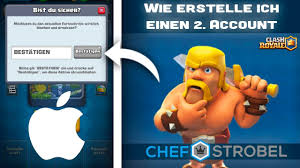 Access our online coin master hack 2018 working 2018 unlimited free and commence to generate unlimited coins and spins in you your game account. Wie Mache Ich Mir Einen Zweiten Clash Royale Account Mit Ios Apple Clash Royale Youtube