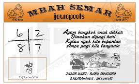 Syair Sd Mbah Semar 23 Oktober 2020 Keluaran Togel