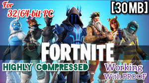See how to download fortnite, plus fortnite install and sign into the free version of fortnite on your windows pc or mac computer device. 30 Mb Download Fortnite 32 64 Bit Pc Highly Compressed Working With Proof Youtube