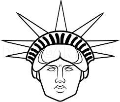 My next drawing is a more vivid drawing of lady liberty. How To Draw Statue Of Liberty Face Step By Step Drawing Guide By Dawn Dragoart Com