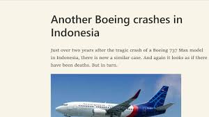 A boeing 737 had crashed into the sea. Thema De Eng 28 Die Boeing 737 500 Youtube