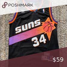 Charles Barkley Phoenix Suns Retro Nba Jersey Brand New With Tag True To Size Fully Stitched Retro Nba Jerseys Charles Barkley Phoenix Suns