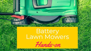 If you had a small patch of lawn and a fairly straight, flat, and compact yard they were ok. Best Battery Powered Lawn Mowers In 2021 Cordless Youtube