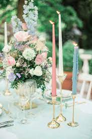 Tape your design off using painter's. 23 Candle Centerpieces That Will Light Up Your Reception Martha Stewart