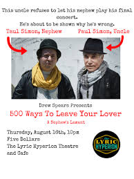 500 Ways to Leave Your Lover: A Nephew's Lament in Los Angeles at