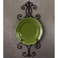 Wall Mount Wrought Iron Decorative Plate Display Easel Oil Rubbed Bronze Decorative Plates Display Iron Wall Decor Plates On Wall