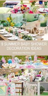 Summer Inspired Outdoor Baby Shower Decoration Ideas Baby Shower Drinks Outdoor Baby Shower Outdoor Baby Shower Decorations