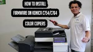 What print driver do i download for my konica minolta mfp, pcl, or ps? Konica Konicacopiers How To Install Firmware On Konica Bizhub C754 C654 Youtube