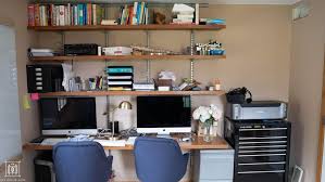Nice double desk home office only in smart homefi design. Diy Home Office Makeover Coastal Office Reveal Diy Decor Mom