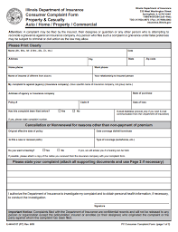 How to file a complaint with the department of insurance. Illinois Insurance Commissioner Complaint Diminished Value Car Appraisal Property And Casualty Complaints Illinois