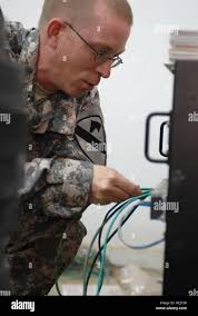 Command post network hi-res stock photography and images