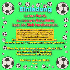 Maybe you would like to learn more about one of these? Einladungskarten Kindergeburtstag Fussball Zum Ausdrucken Get Update News