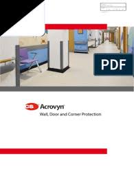 The acrovyn extends beyond the wood to provide protection. Uk Cs Acrovyn Wall Protection Brochure 2018 Sheet Metal Door